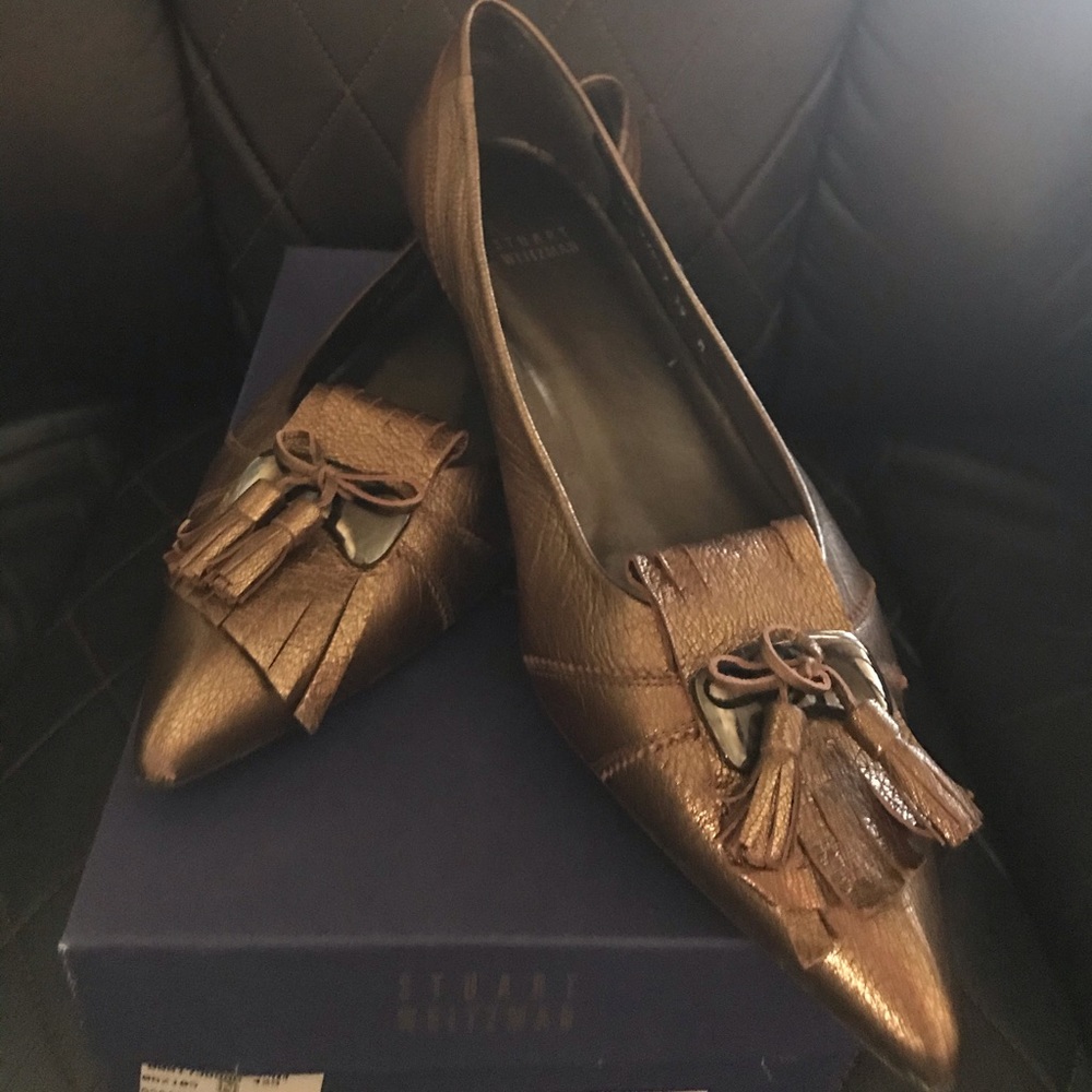 NWT Stuart Weitzman size 10M Winger Bronze